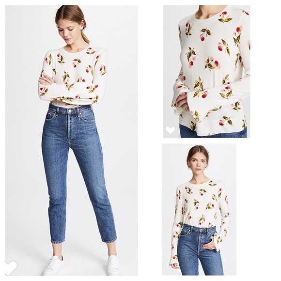 Joie Sweaters - Joie • Varden Cherry Cashmere Sweater NWT